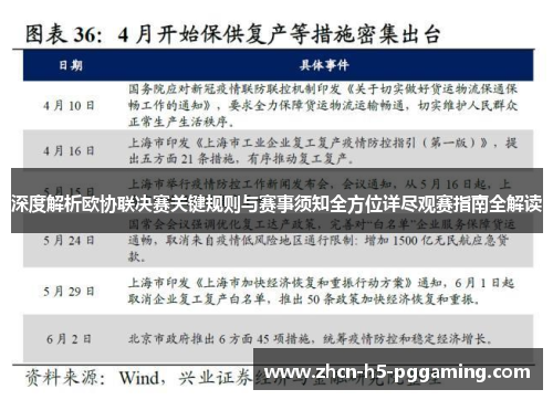 深度解析欧协联决赛关键规则与赛事须知全方位详尽观赛指南全解读